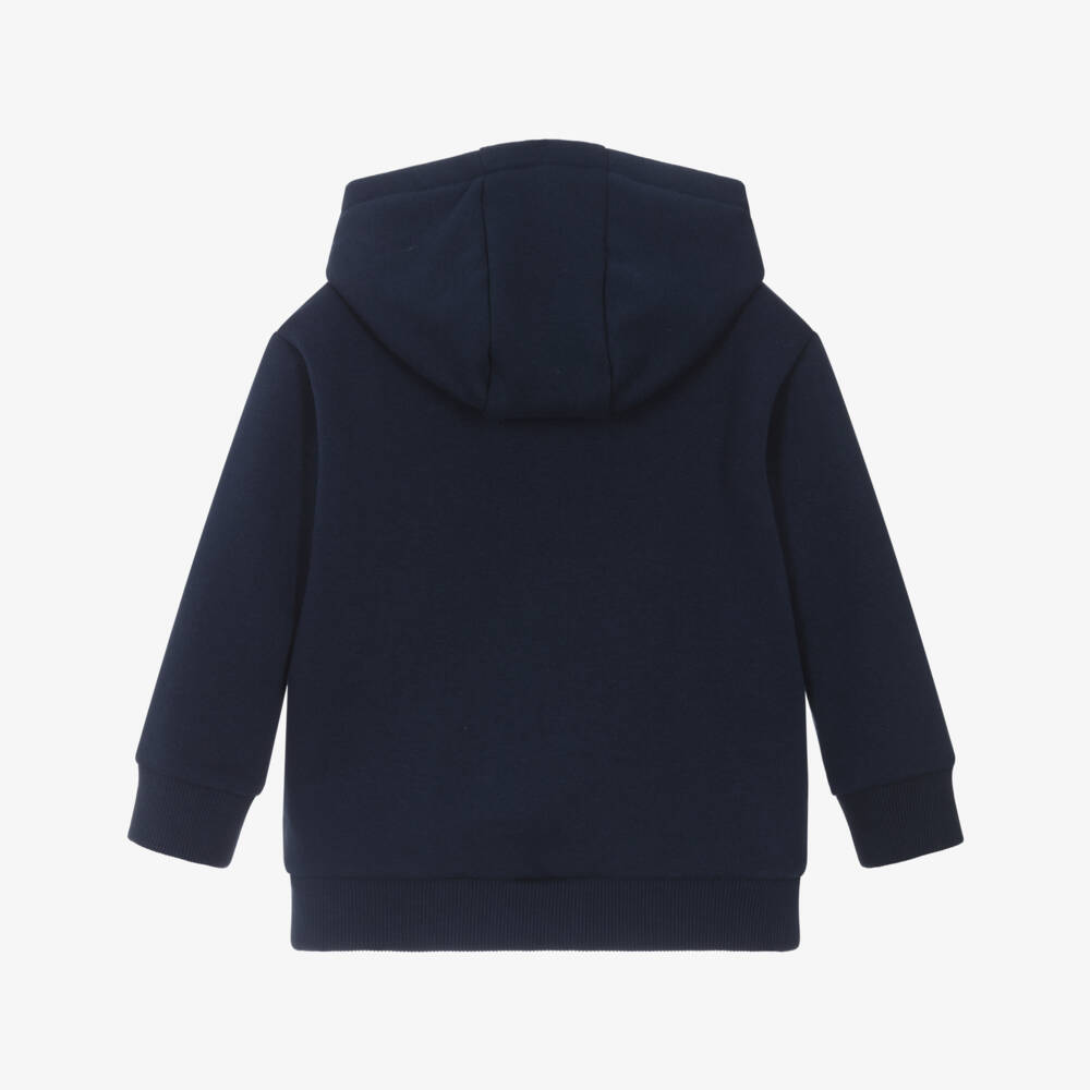 Lacoste-Boys Navy Organic Cotton Pullover | Childrensalon Outlet
