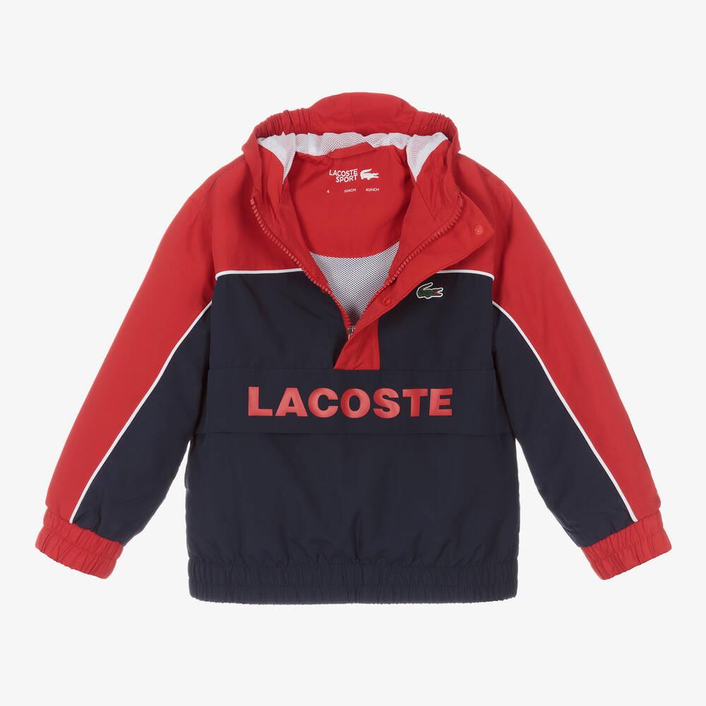 Jogging rouge lacoste outlet