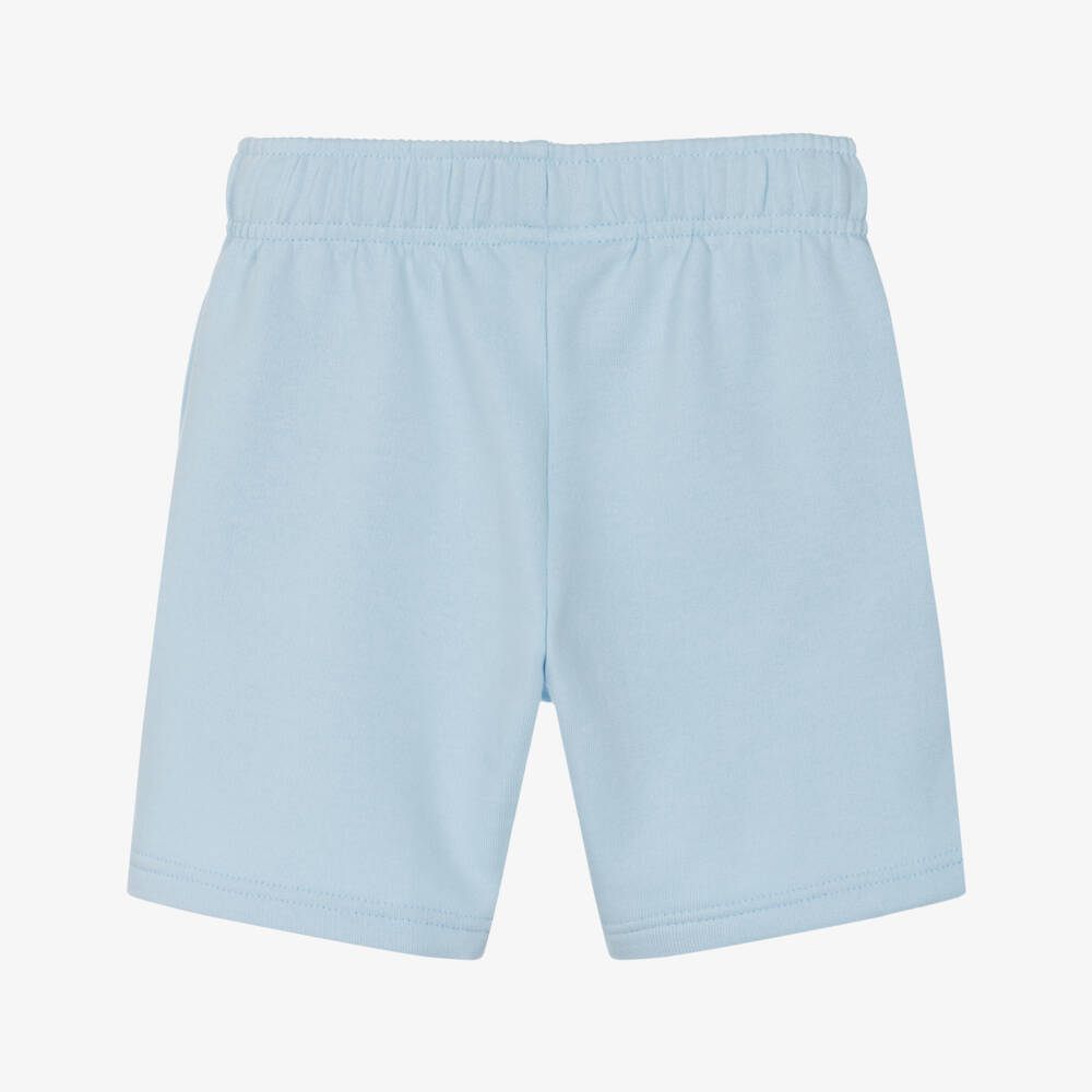 Lacoste-Boys Sky Blue Knit Shorts | Childrensalon Outlet