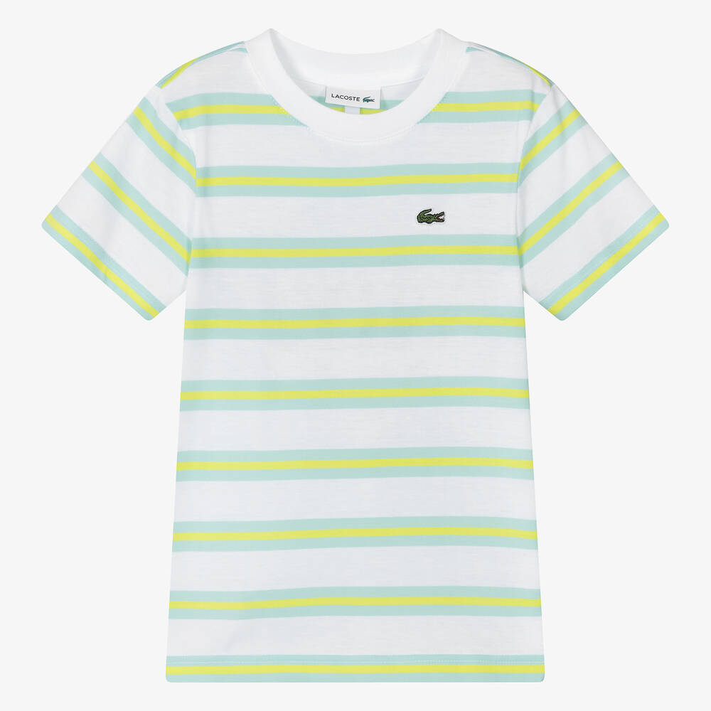 Boys lacoste t 2025 shirt