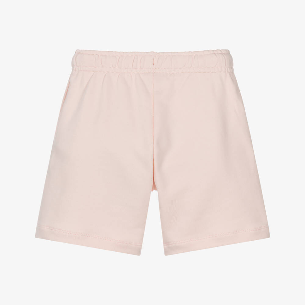 Lacoste-Girls Blush Reptile Cotton Shorts | Childrensalon Outlet