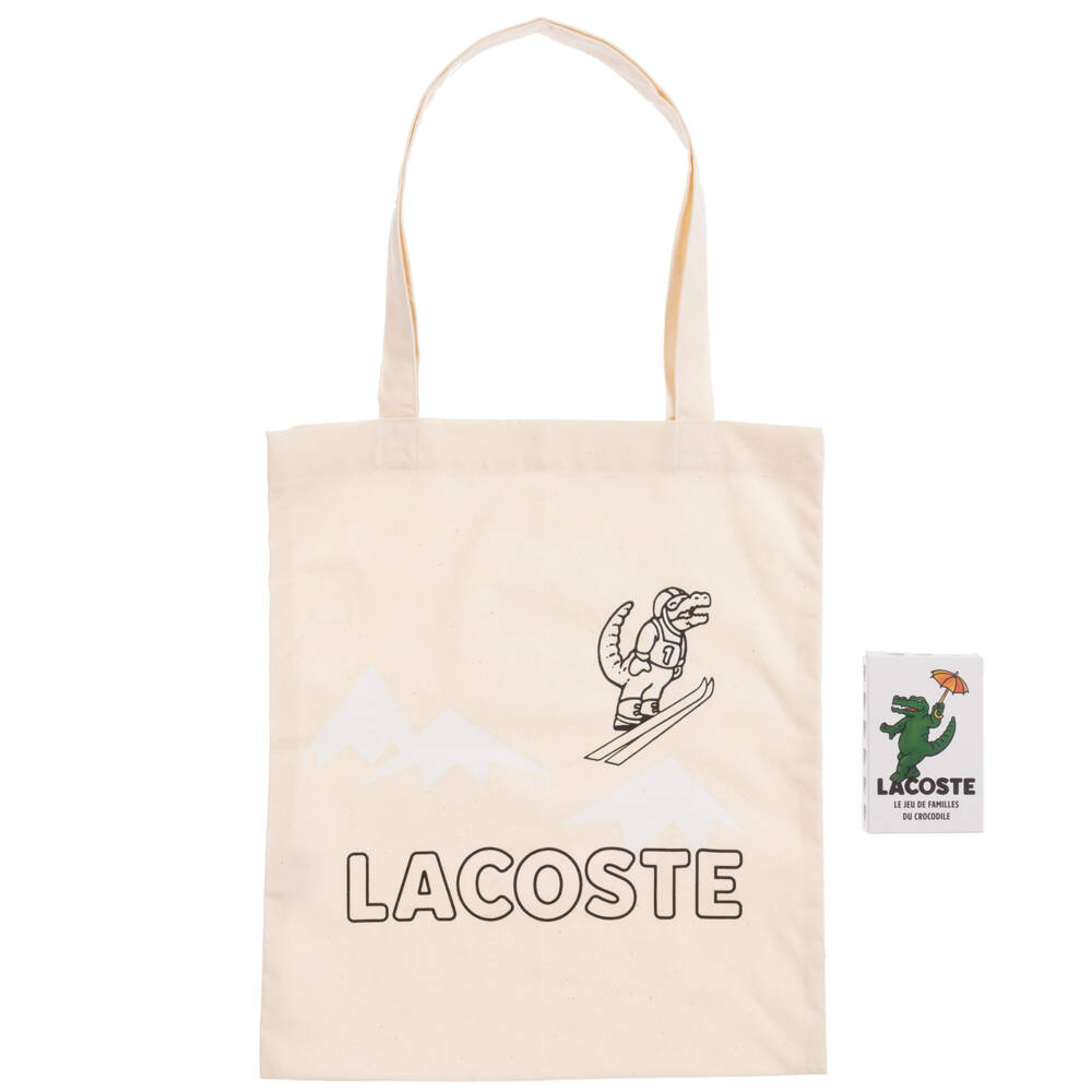Lacoste-Girls Grey Cotton Sweatshirt | Childrensalon Outlet