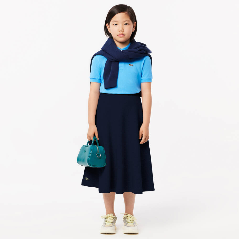 Lacoste-Girls Navy Milano Jersey Skirt | Childrensalon Outlet