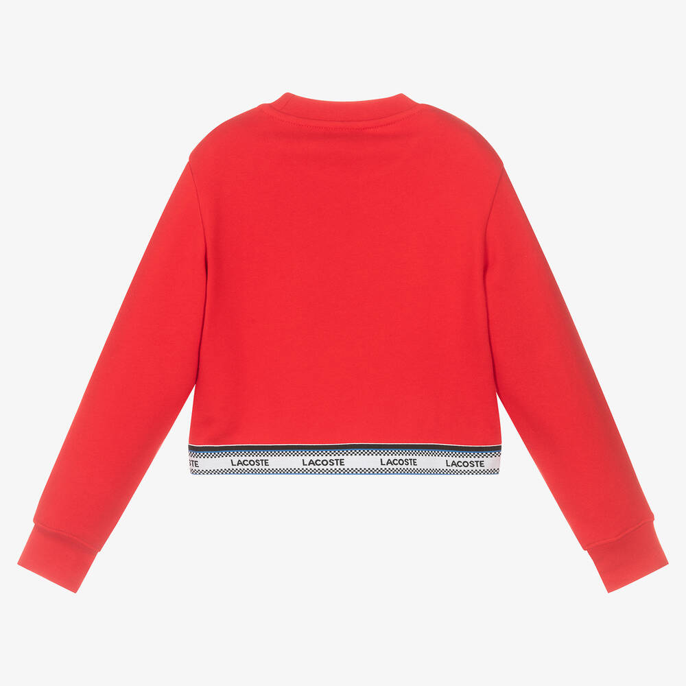 Lacoste shop red sweater