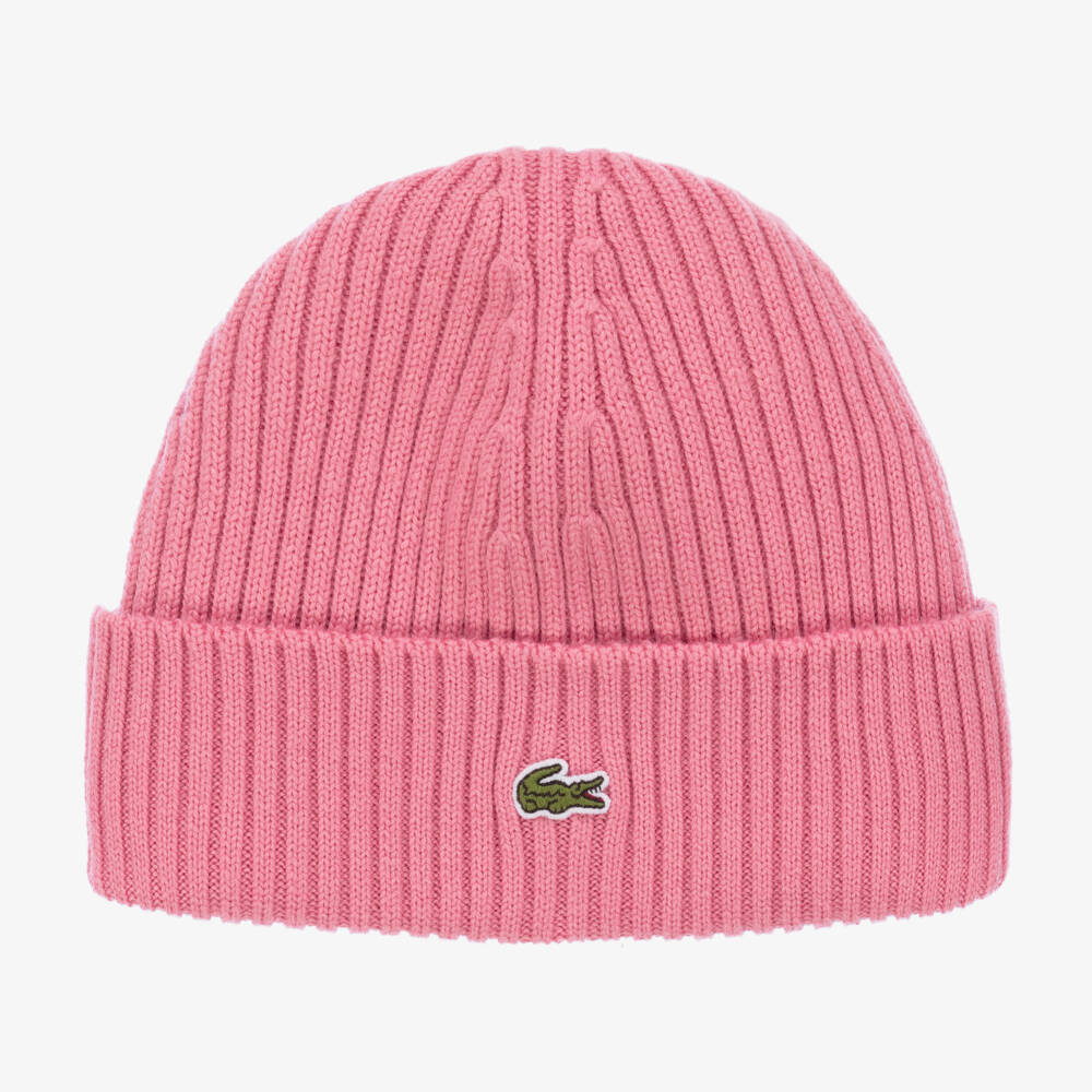 Lacoste-Girls' Rosy Woolen Knit Hat | Childrensalon Outlet
