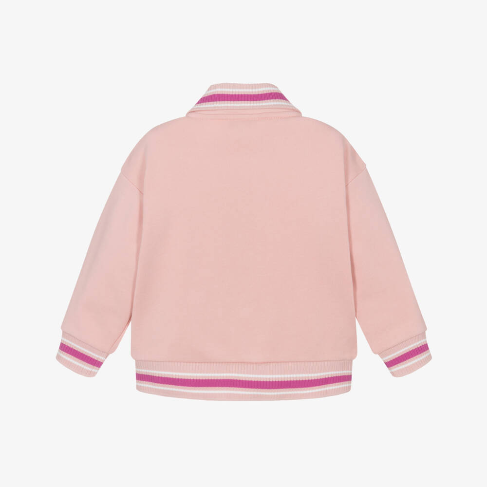 Lacoste-Girls Soft Pink Sporty Jacket | Childrensalon Outlet