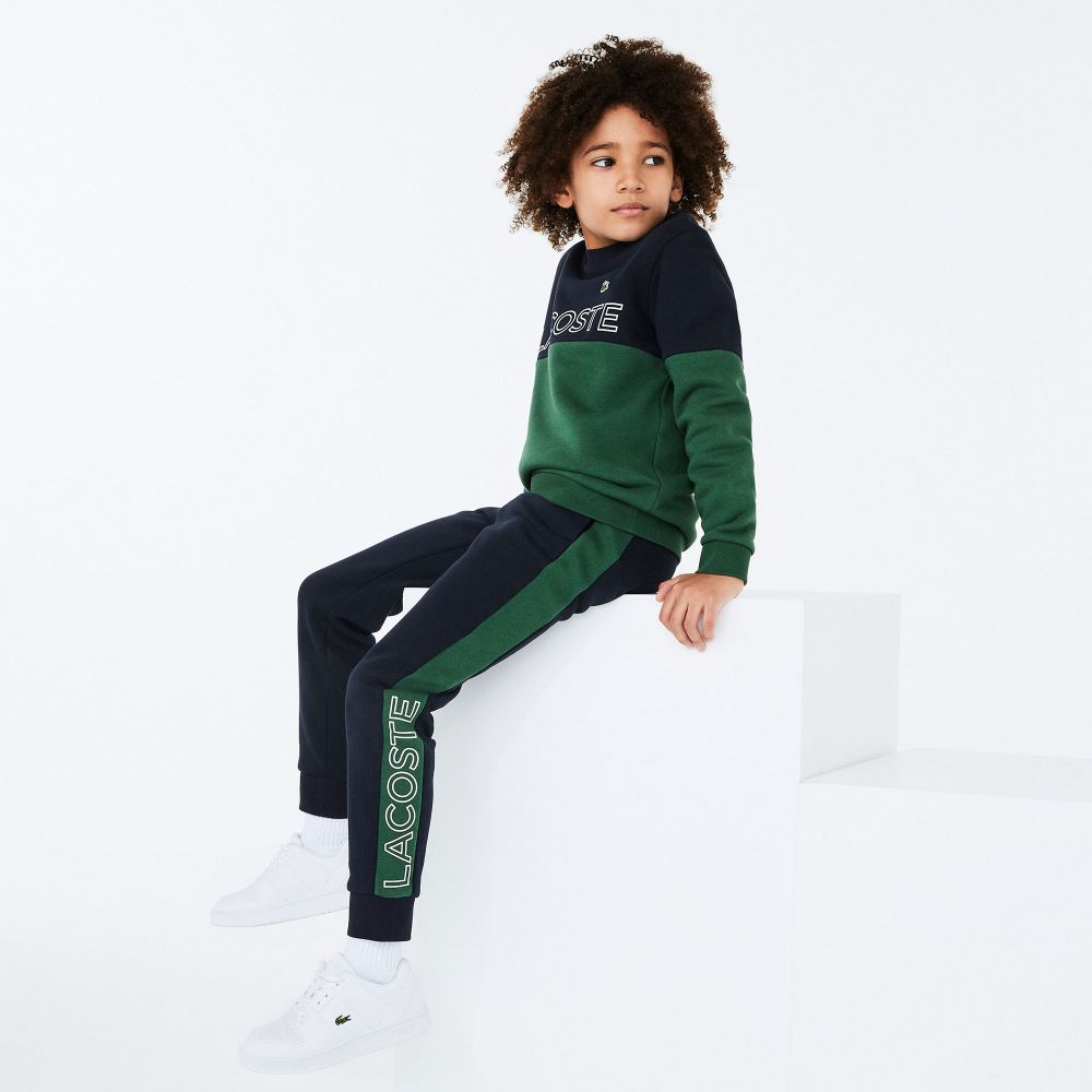 Lacoste blue joggers store