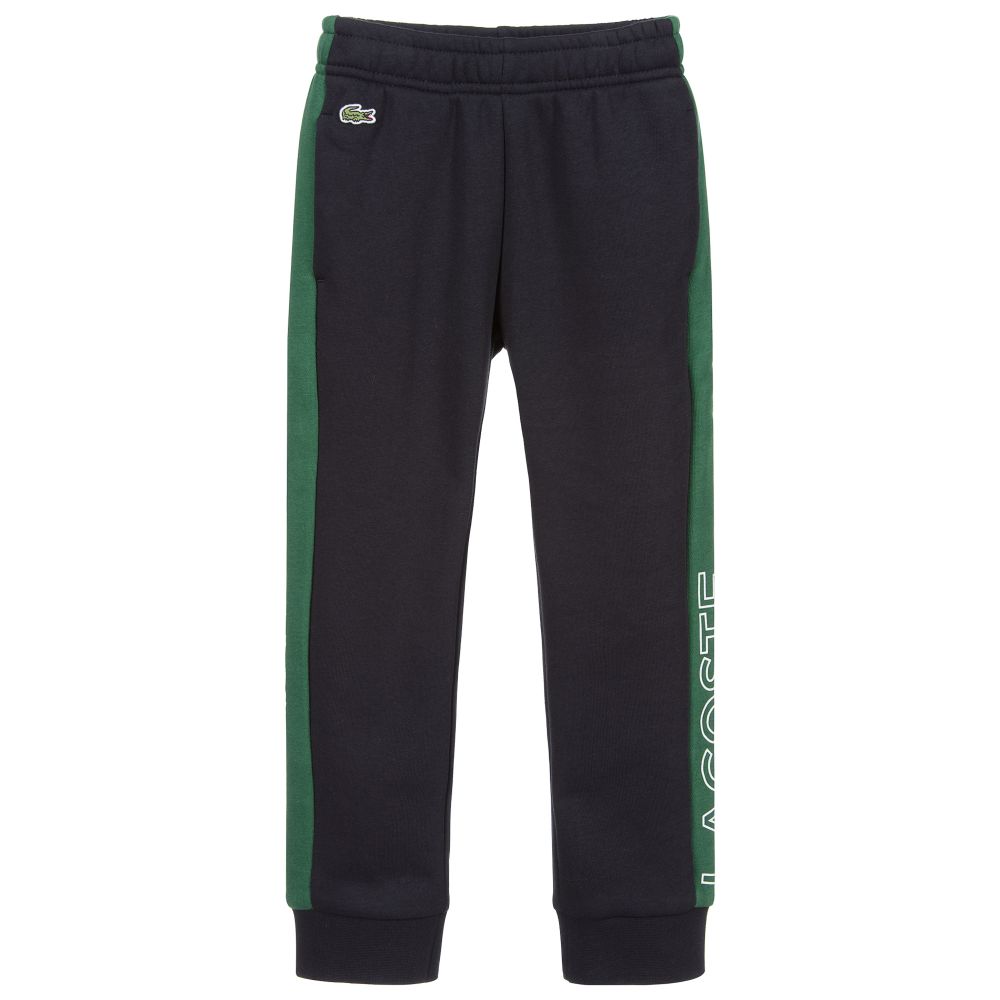 Lacoste Sport - Сине-зеленые спортивные брюки | Childrensalon