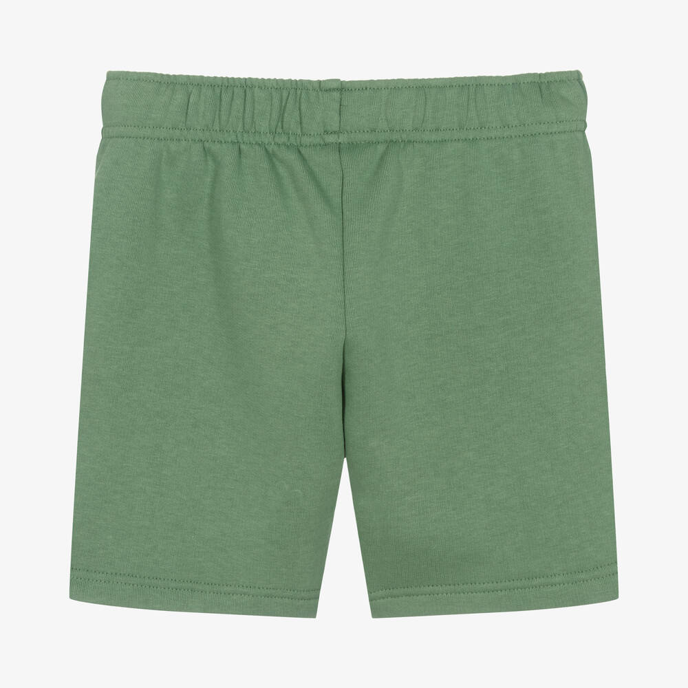 Lacoste-شورت قطن عضوي جيرسي لون أخضر | Childrensalon Outlet
