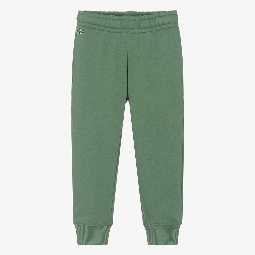 Lacoste-Green Organic Cotton Joggers | Childrensalon Outlet
