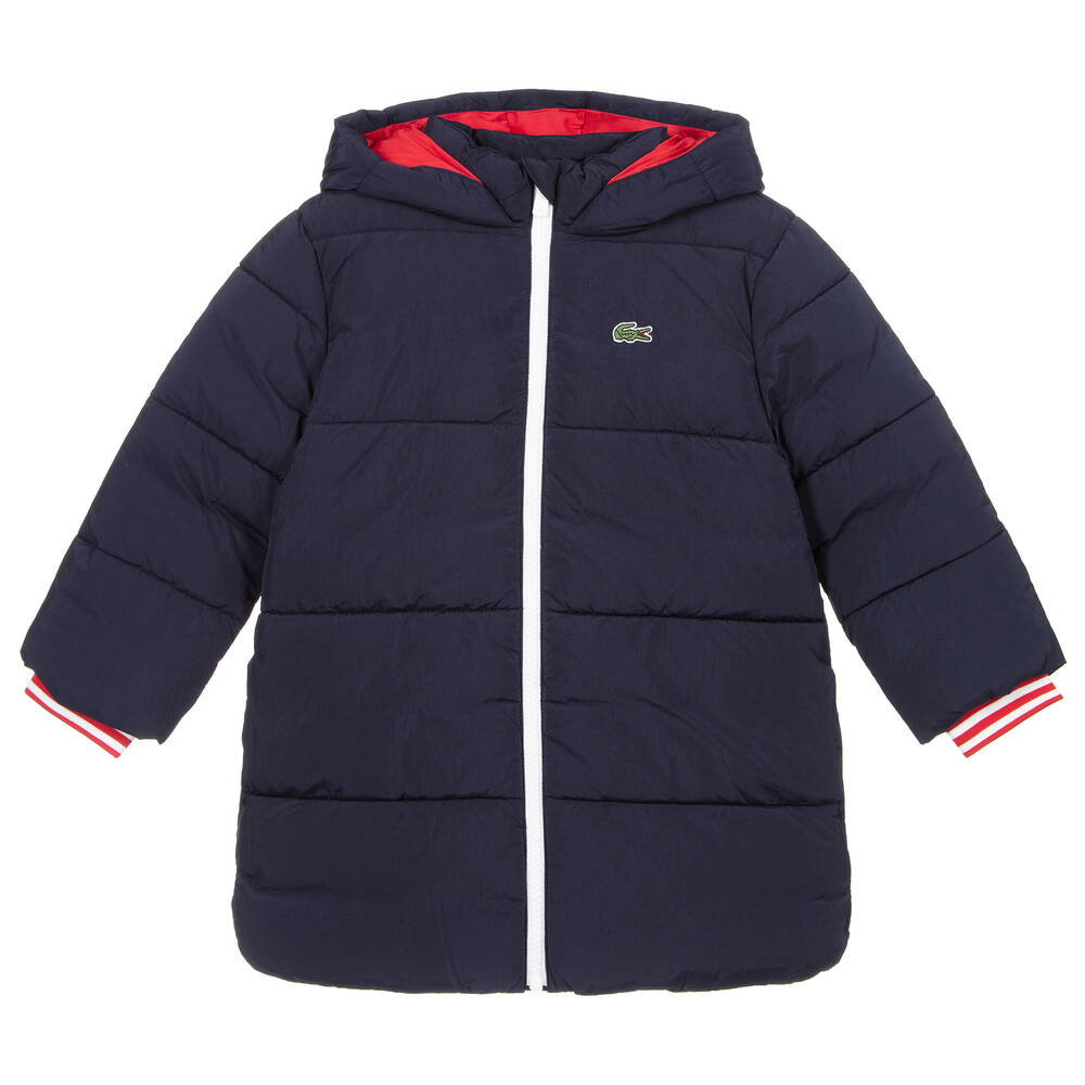 Lacoste - Navyblauer Steppmantel | Childrensalon