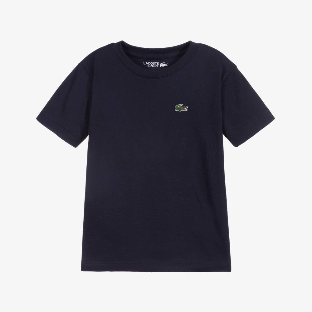 Lacoste-Navy Blue Ultra Dry T-Shirt | Childrensalon Outlet