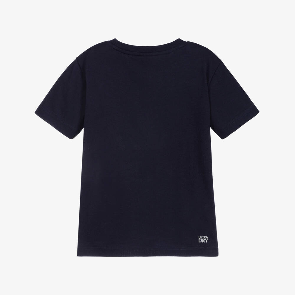 Lacoste-Navy Blue Ultra Dry T-Shirt | Childrensalon Outlet