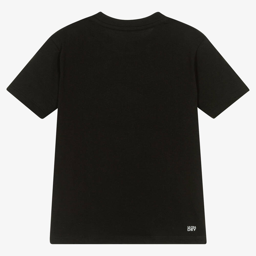 Lacoste Sport Teen Black Ultra Dry T Shirt Childrensalon Outlet