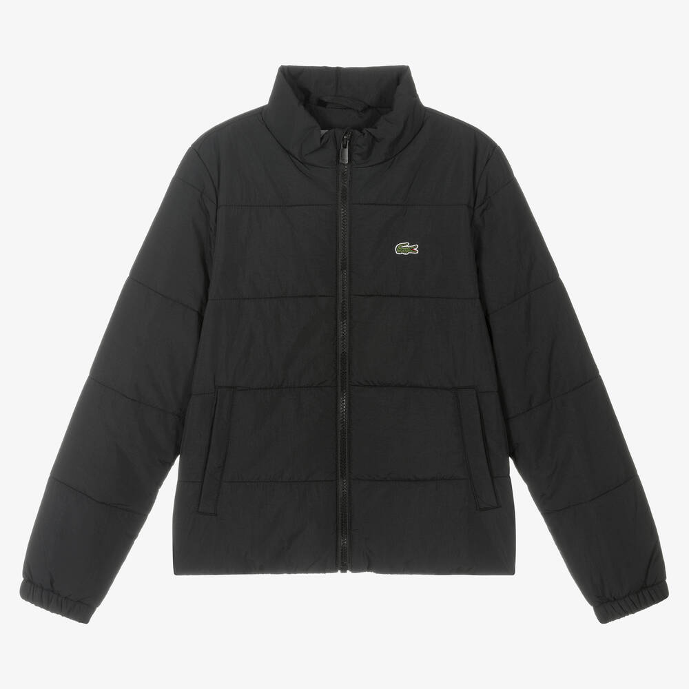 Lacoste - Doudoune noire Ado garçon | Childrensalon