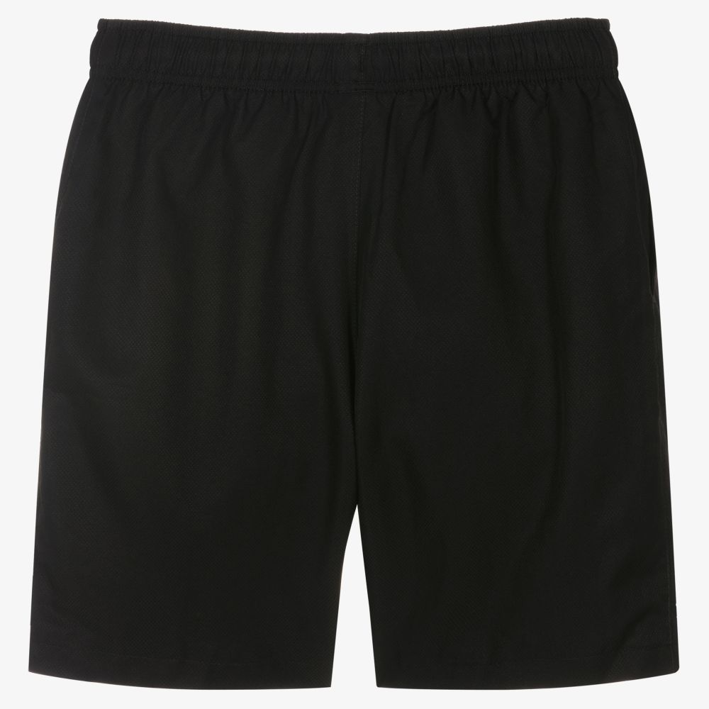 Boys black lacoste shorts cheap