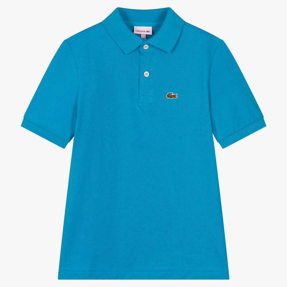 Lacoste - Polo bleu ado garçon | Childrensalon