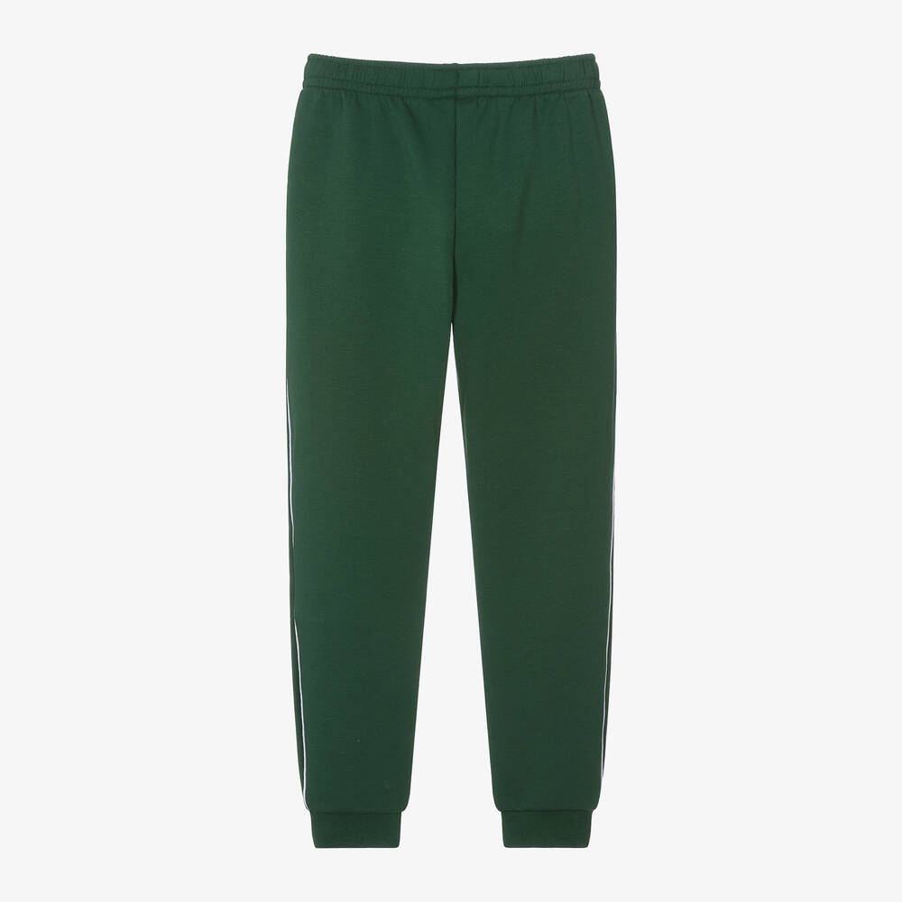 Dark green tracksuit bottoms shop