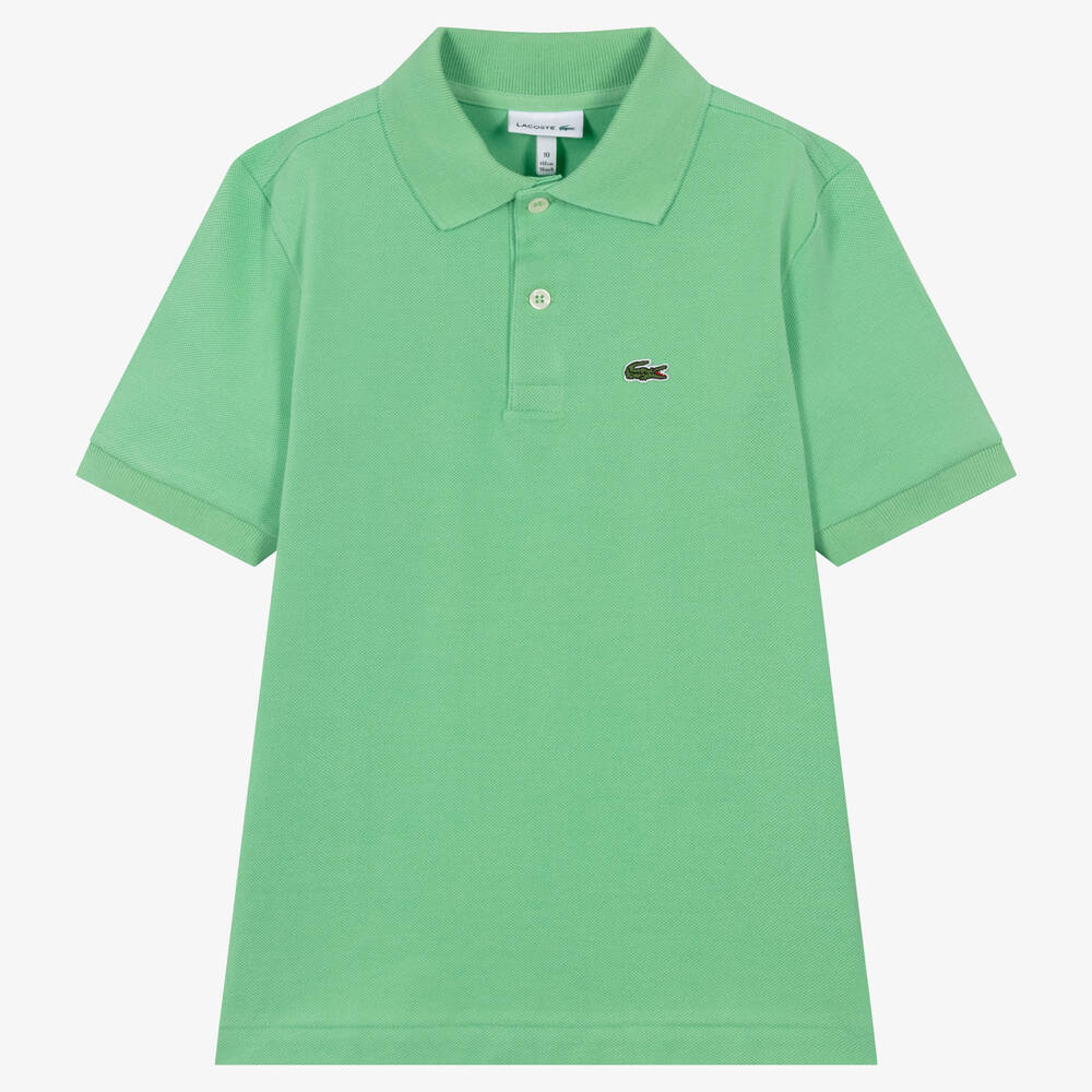 Lacoste - Hellgrünes Teen Poloshirt | Childrensalon