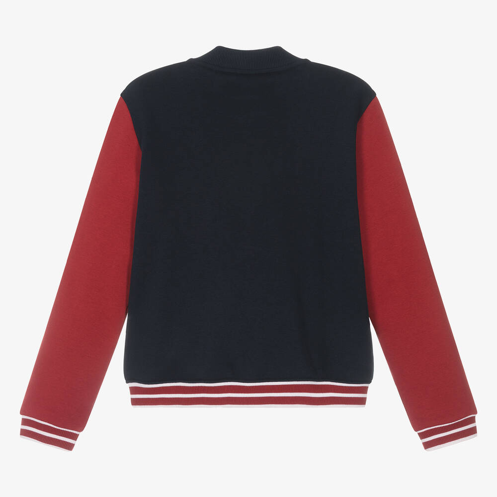 LACOSTE BOYS BLUE WINDBREAKER JACKET 847375