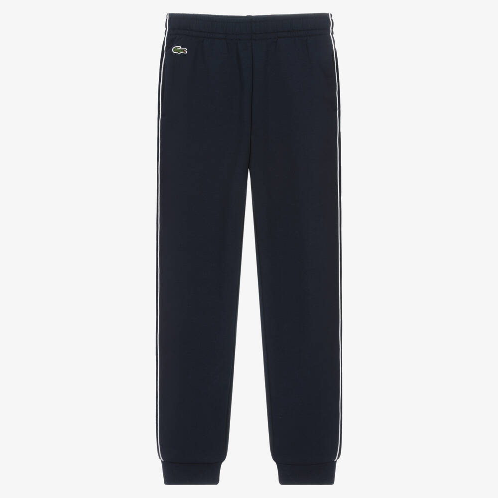 Lacoste - Pantalon de jogging bleu en coton | Childrensalon