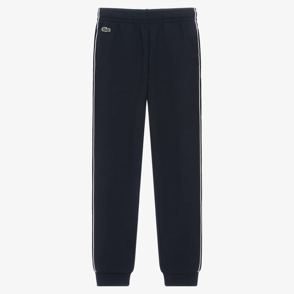 Lacoste Teen Boys Navy Blue Cotton Joggers Childrensalon Outlet