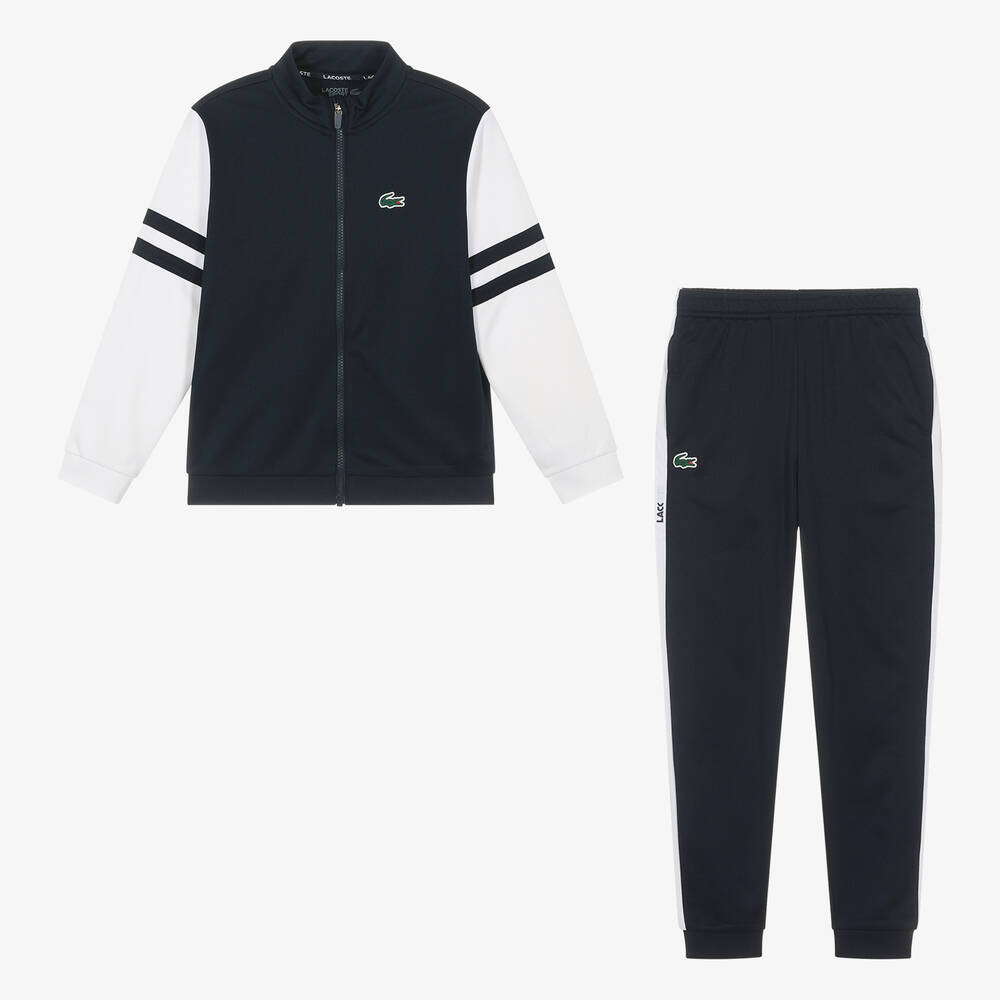 Lacoste-Teen Boys Navy Blue Tracksuit | Childrensalon Outlet