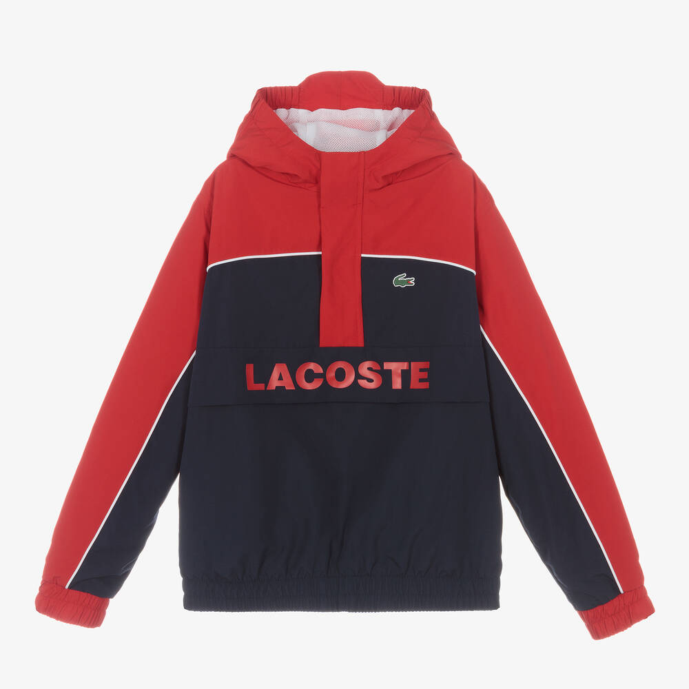 Lacoste - Красно-синяя куртка для мальчиков-подростков | Childrensalon