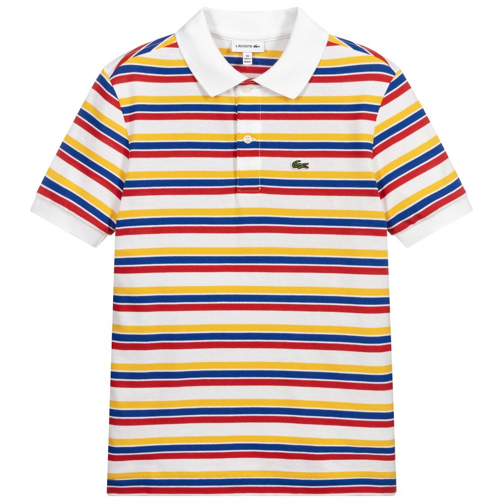 Lacoste striped shirt store