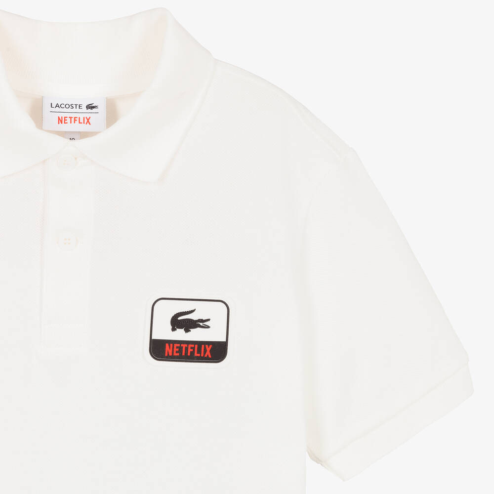 Polo lacoste ado garcon store