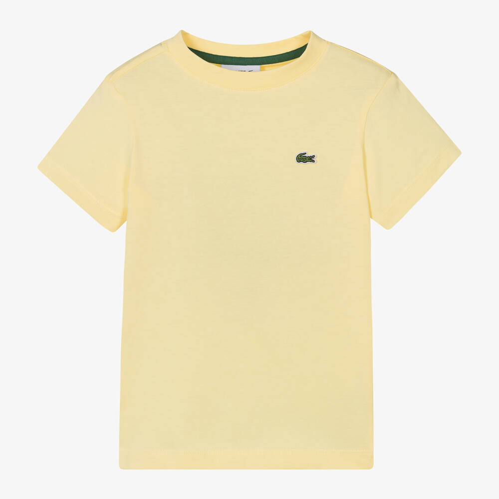 Lacoste t shirt yellow outlet