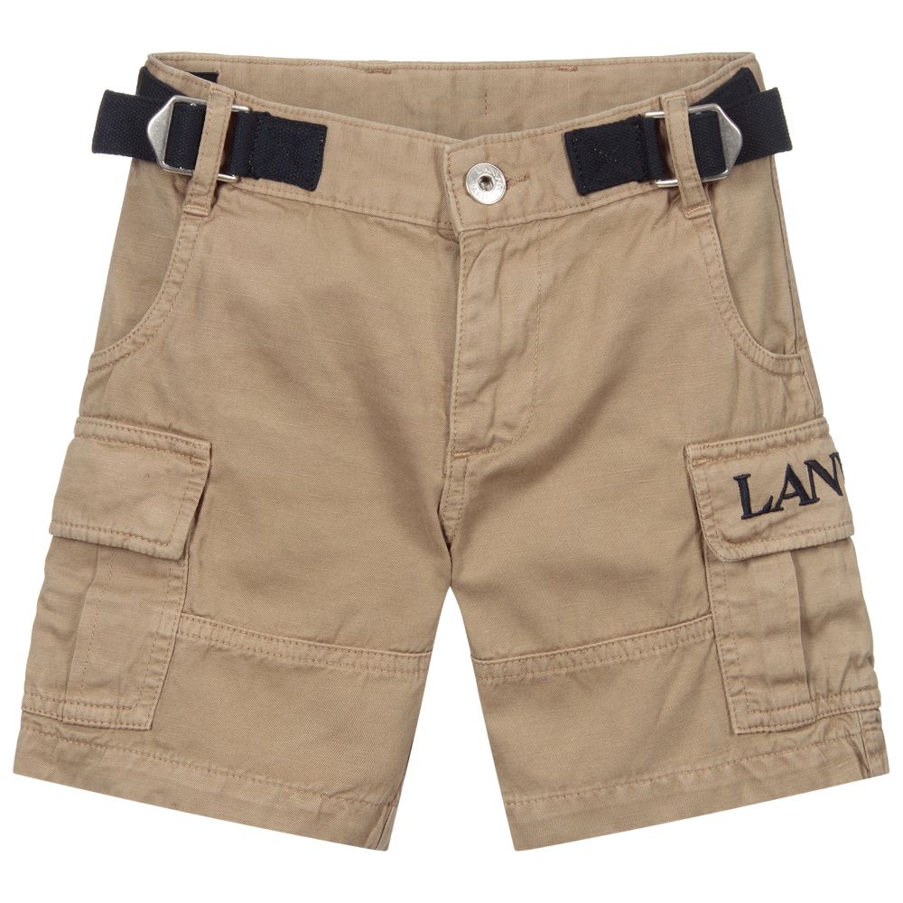 Lanvin - Beige Cargoshorts | Childrensalon