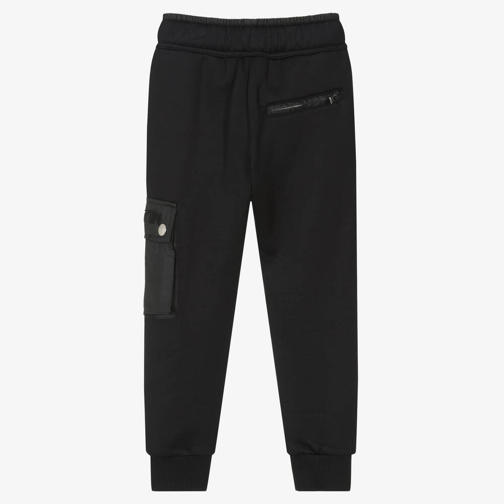 Lanvin-Boys Black Milano Jersey Joggers | Childrensalon Outlet