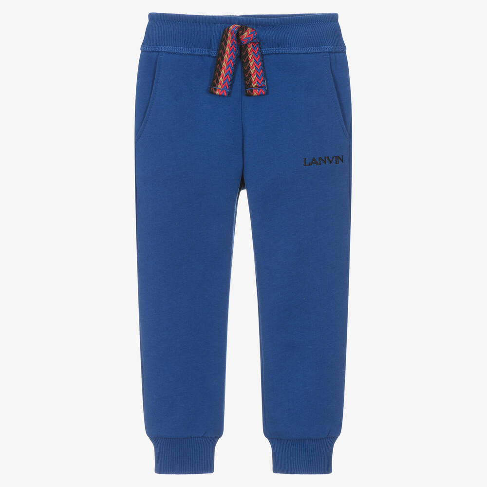 Lanvin - Blaue Biobaumwoll-Jogginghose | Childrensalon