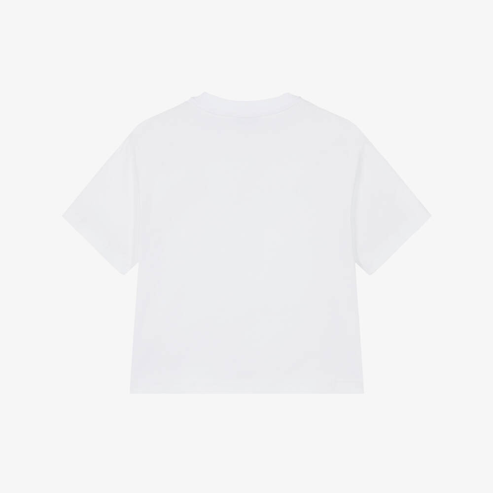 Lanvin-Boys Soft Cotton White Tee | Childrensalon Outlet