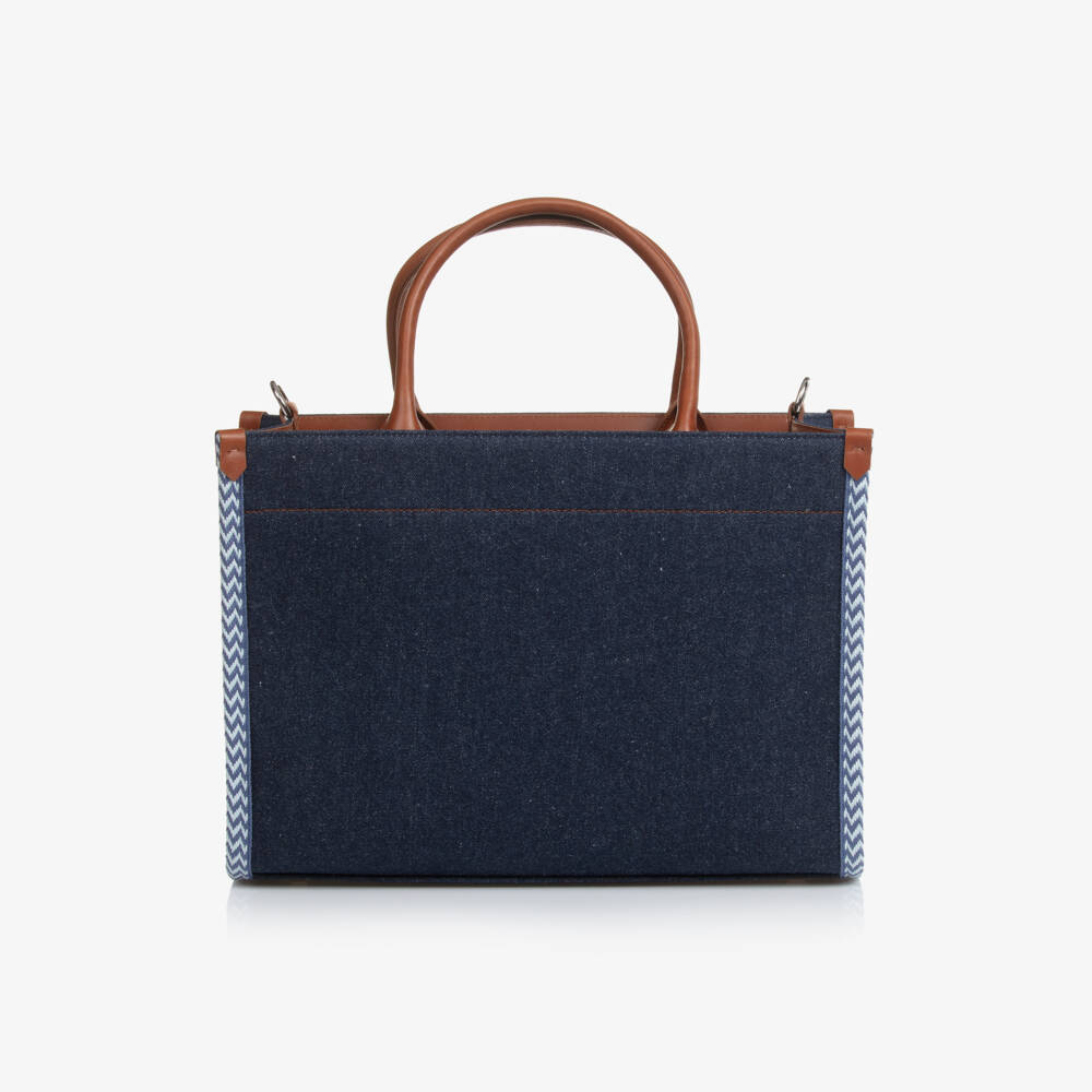 Lanvin-Girls Elegant Blue Denim Tote | Childrensalon Outlet
