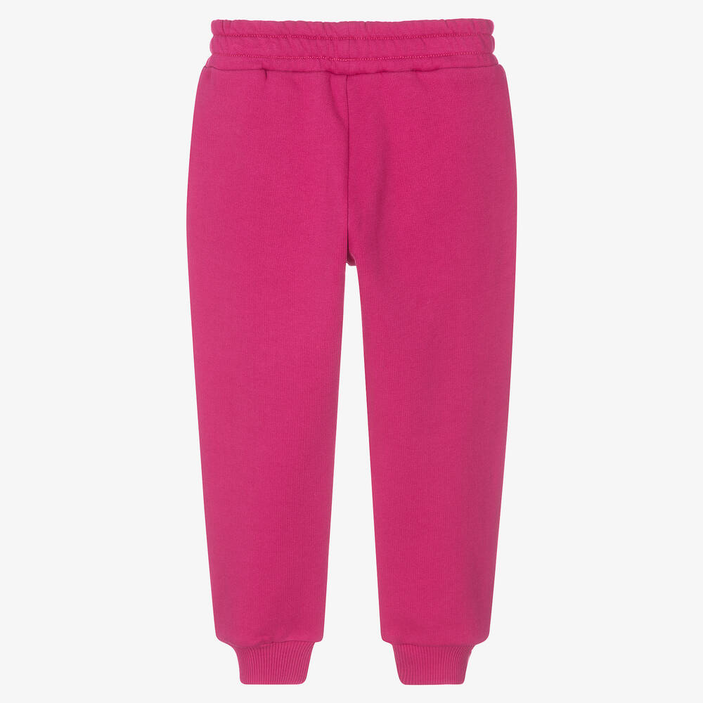 Lanvin-Girls Fuchsia Pink Joggers | Childrensalon Outlet