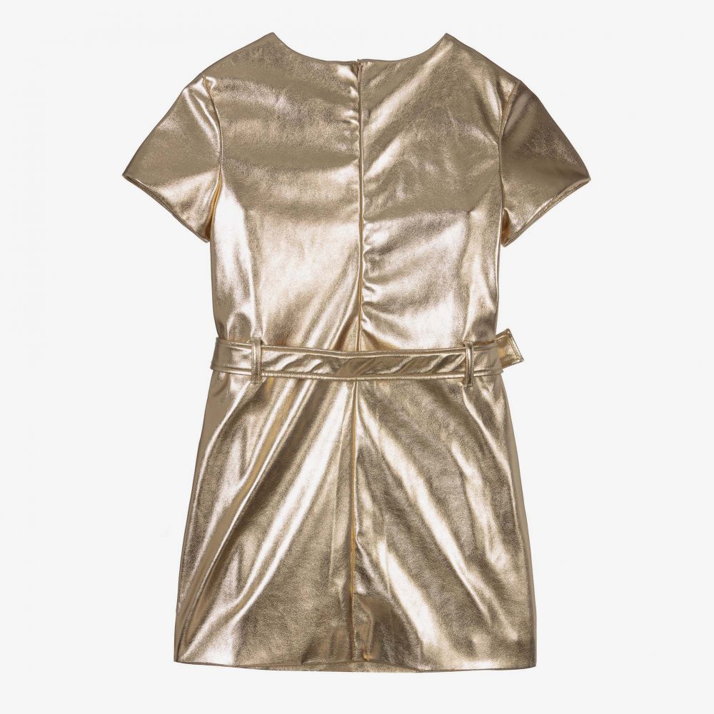 Robe simili cuir fille on sale
