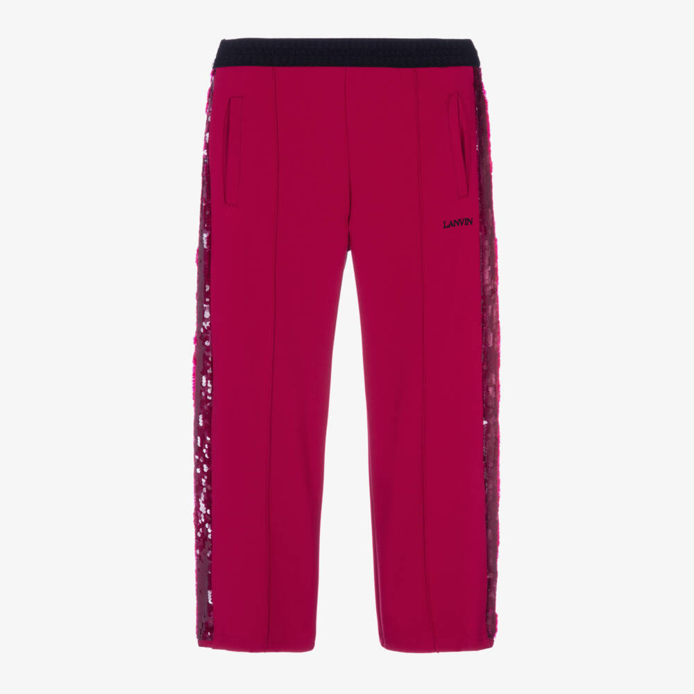 Lanvin-Girls Milano Jersey Sparkle Trousers | Childrensalon Outlet