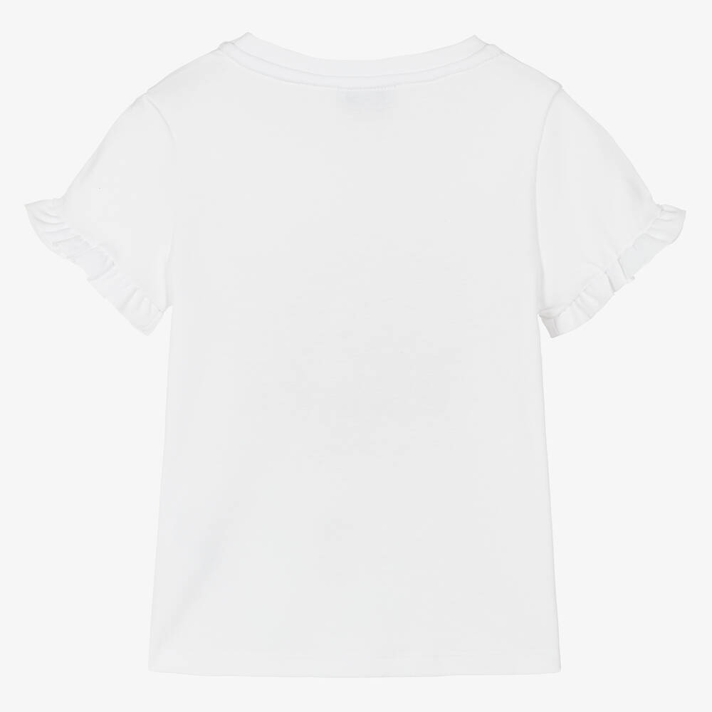 Plain white t shirt for girls top