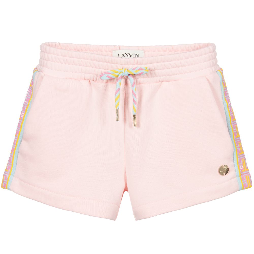 Lanvin - Rosa Shorts mit JL Maze-Logo | Childrensalon