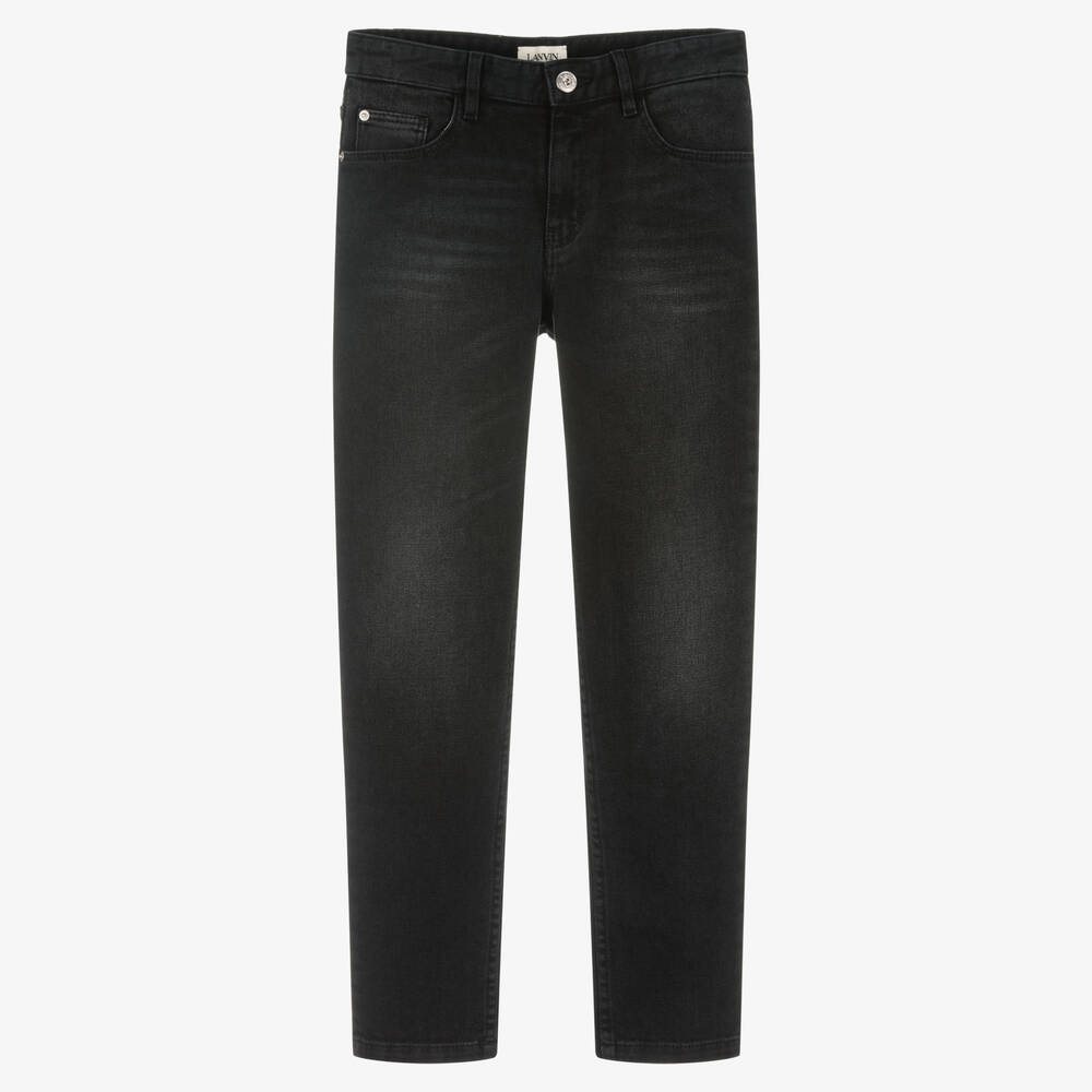 Lanvin - Черные джинсы для мальчиков-подростков | Childrensalon