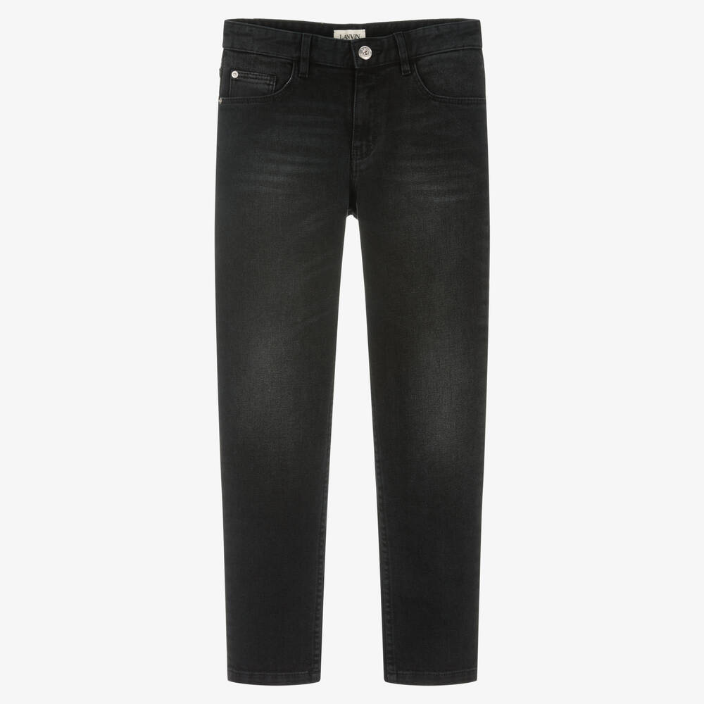 Lanvin - Schwarze Teen Denim-Jeans (J) | Childrensalon