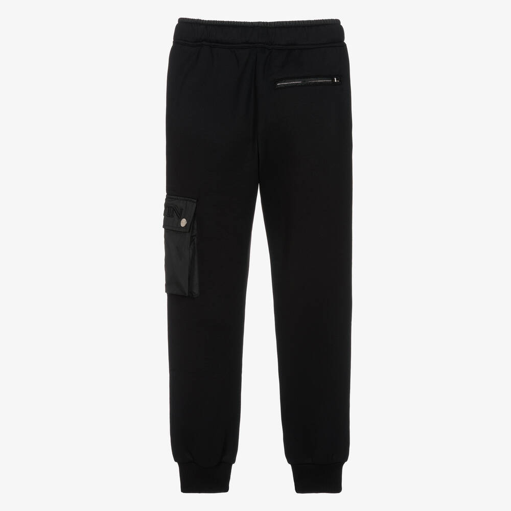 Lanvin-Teen Boys Black Jersey Joggers | Childrensalon Outlet