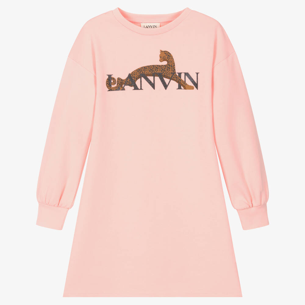 Lanvin - Teen Cat Logo Sweatshirt Dress | Childrensalon