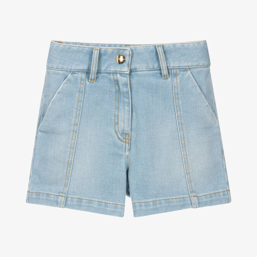 Lanvin Short bleue en denim ado fille
