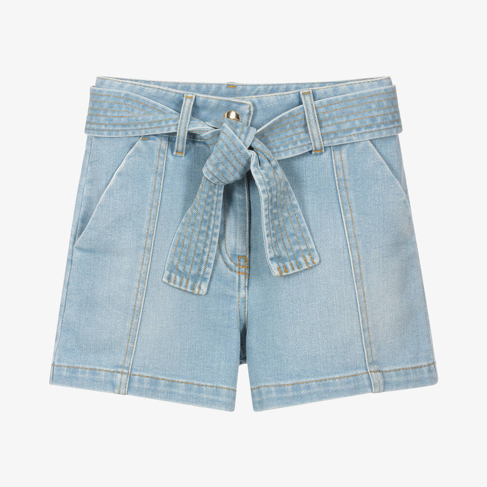 Lanvin - Blaue Teen Jeans-Shorts für Mädchen | Childrensalon