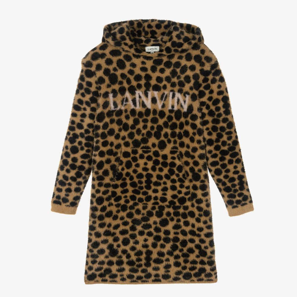 Lanvin - Teen Girls Leopard Logo Dress | Childrensalon