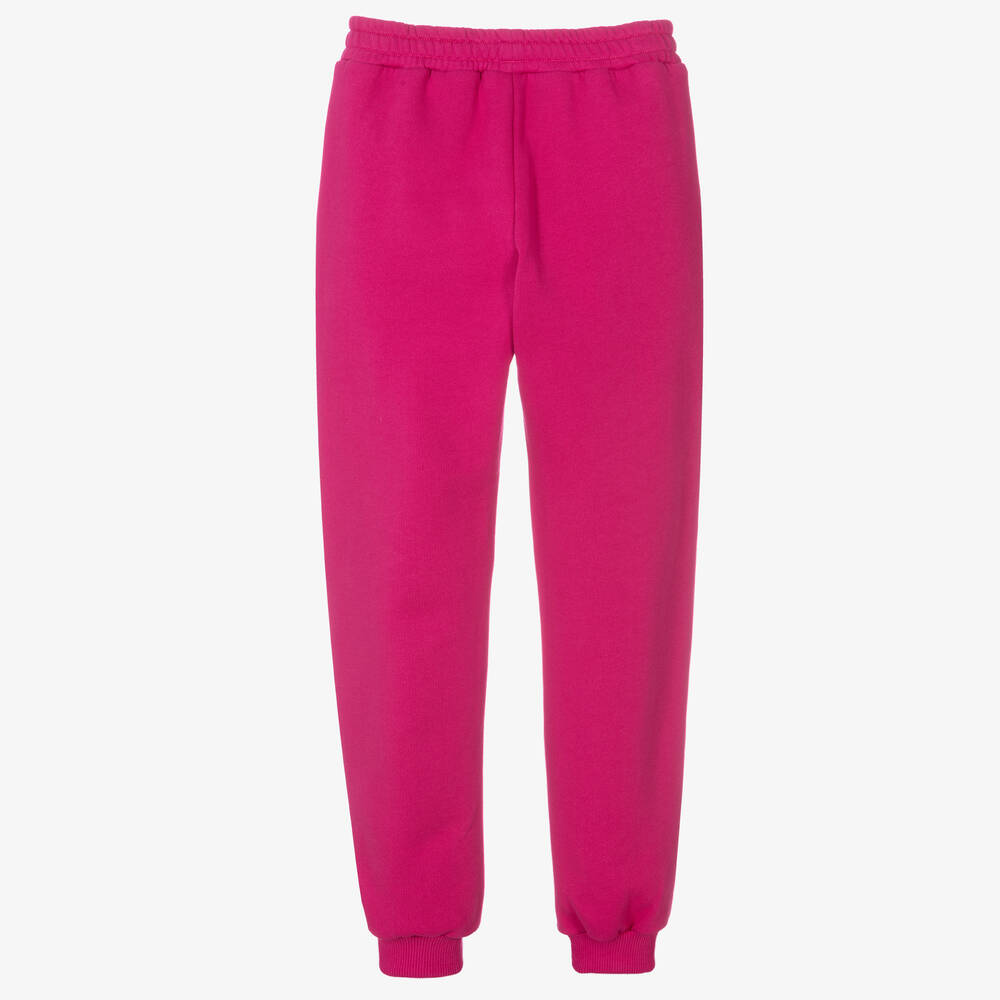 Lanvin-Teen Girls Pink Logo Joggers | Childrensalon Outlet