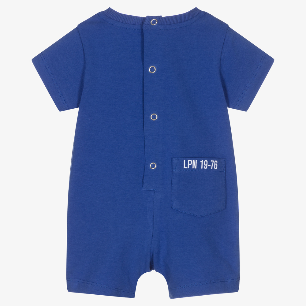 Lapin House-Baby Boys Blue Cotton Shortie | Childrensalon Outlet